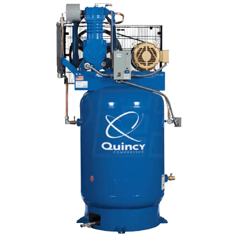 Quincy Air Compressor 4103D12VCB23M QT Max 10 HP 120 Gallon Two Stage 230V 3 Phase