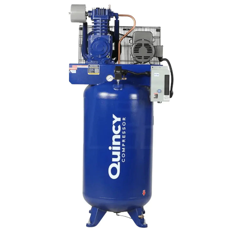 Quincy Air Compressor Pro 5 HP 80 Gallon Two Stage 230V 1 Phase
