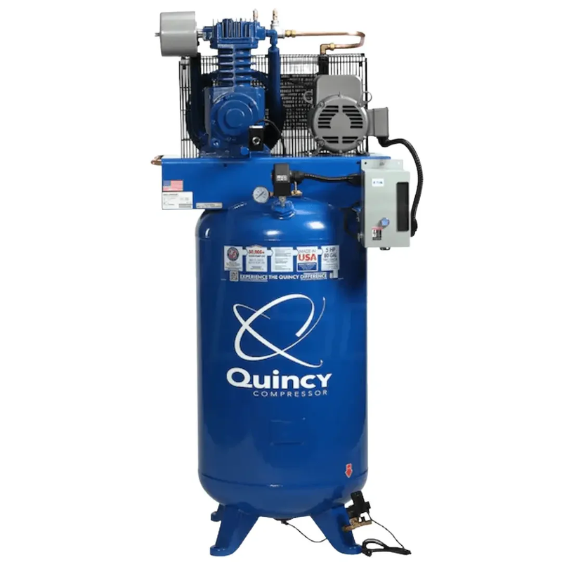 Quincy Air Compressor 453D80VCB46M QT Max 80 Gallon Two Stage