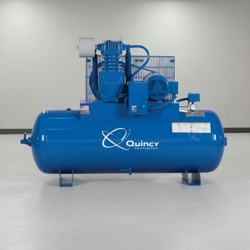 Quincy Air Compressor 453DS80HCB23 QT Pro 5 HP 80 Gallon Two Stage 230V 3 Phase