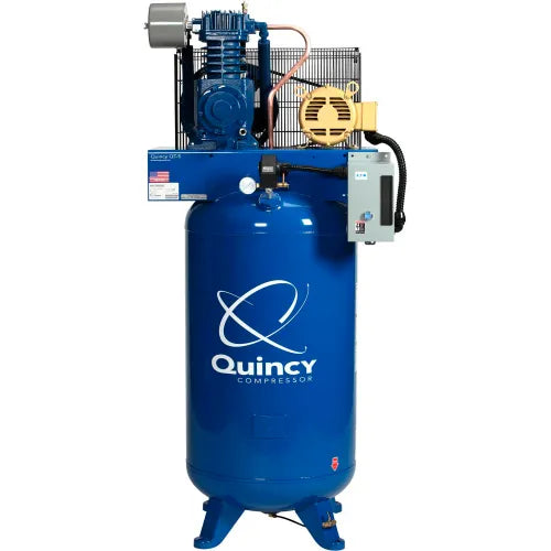 Quincy Air Compressor 453DS80VCB23 QT Pro 5 HP 80 Gallon Two Stage 230V 3 Phase