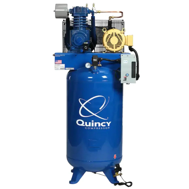Quincy Air Compressor 473D80VCB46M 80 Gallon Two Stage 460V 3 Phase