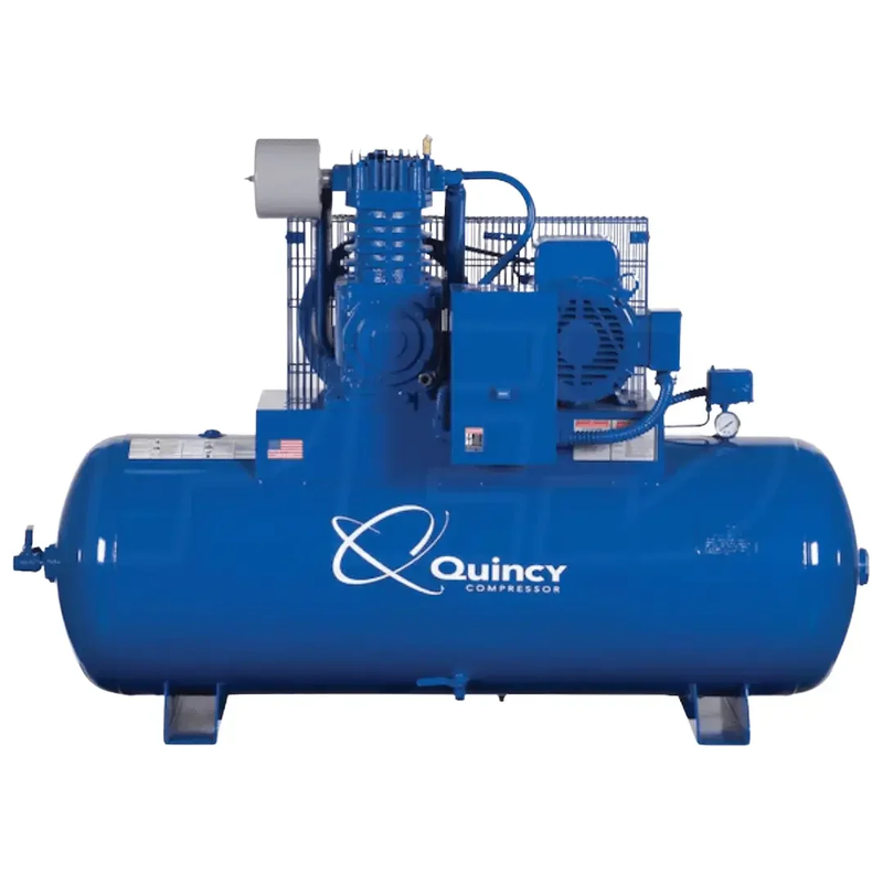 Quincy Air Compressor 473DS80HCB23 QT Pro 7.5 HP 80 Gallon Two Stage 230V 3 Phase