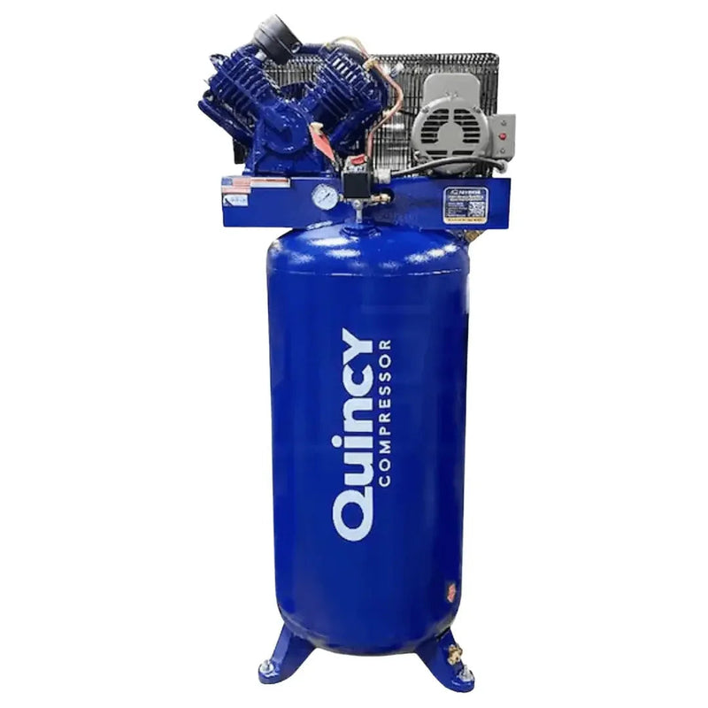 Quincy Air Compressor 4103DS12HCB46 QT Pro 10 HP 120 Gallon Two Stage 460V 3 Phase
