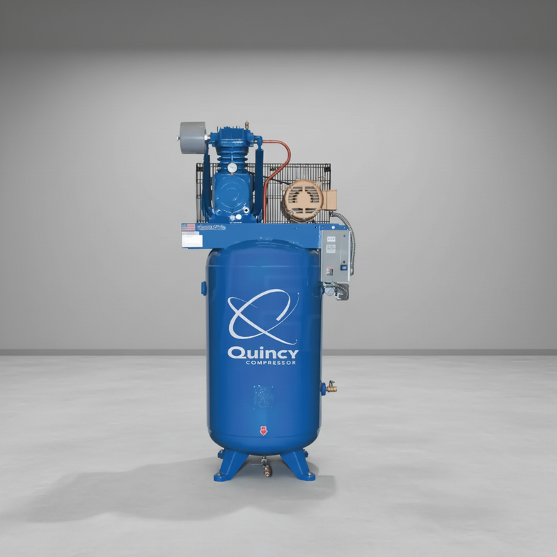 Quincy Air Compressor 5103D12VCA46M QT Max 10 HP 120 Gallon