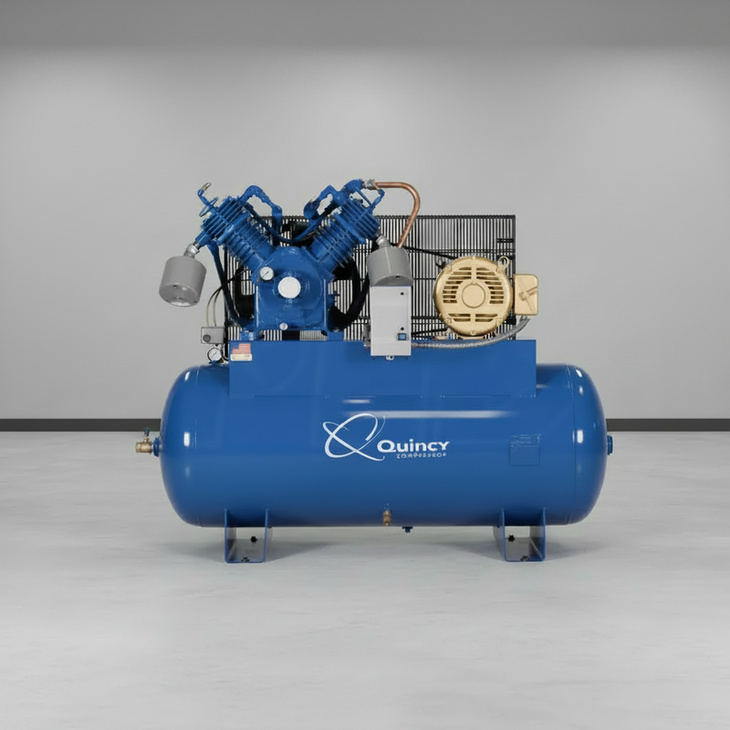 Quincy Air Compressor 120 Gallon 460V 3 Phase