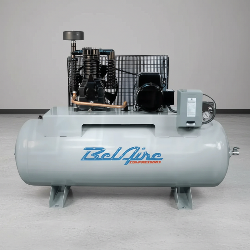 BelAire Air Compressor 338H 5 HP 80 Gallon with Magnetic Starter