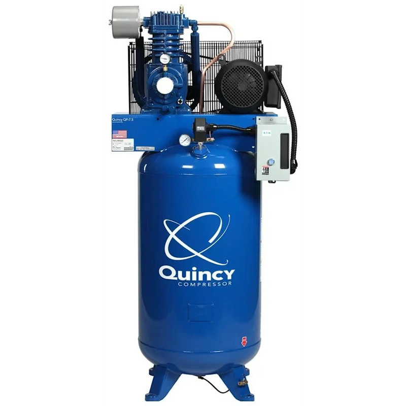 Quincy Air Compressor 571CS80VCA QP Pro 7.5 HP 80 Gallon Two Stage 230V 1 Phase
