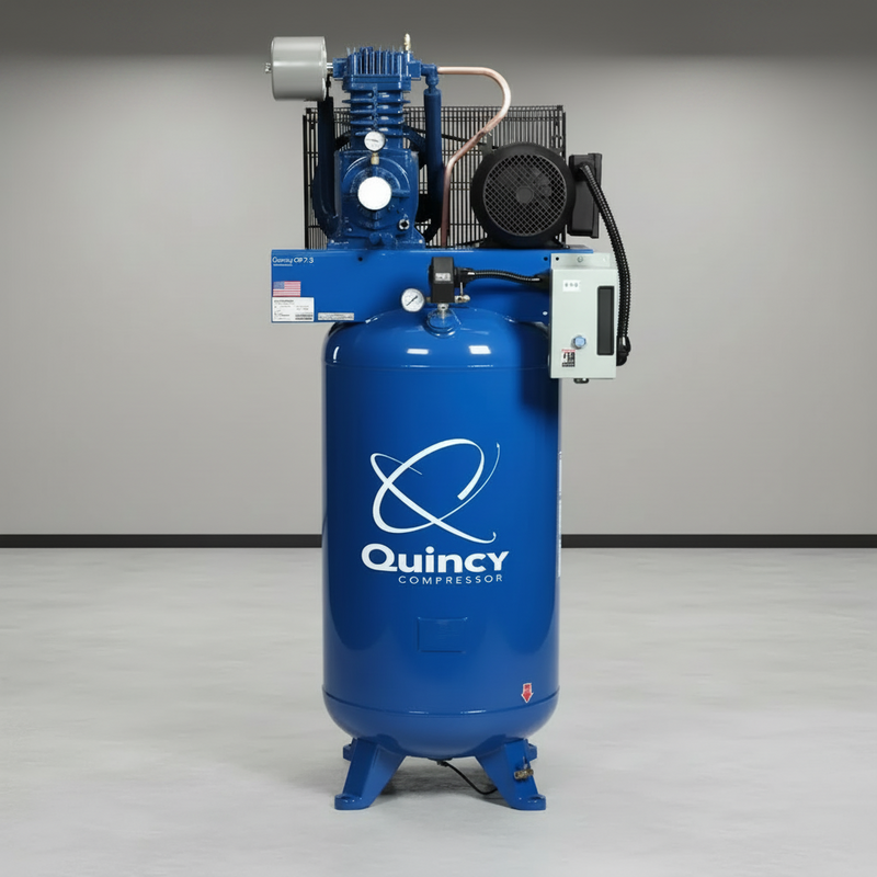 Quincy Air Compressor 573DS80VCA23 QP Pro 7.5 HP 80 Gallon