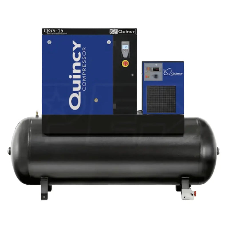 Quincy Air Compressor 4152021984 QGS 15 HP 120 Gallon Rotary Screw