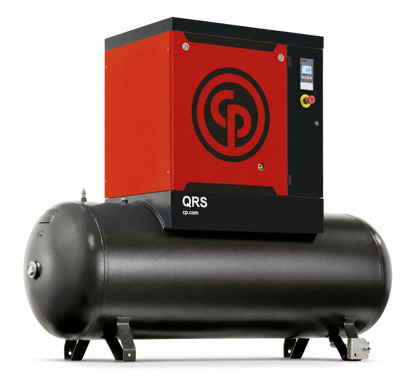 Chicago Pneumatic Air Compressor QRS10HP-125 10 HP Rotary Screw 125 PSI