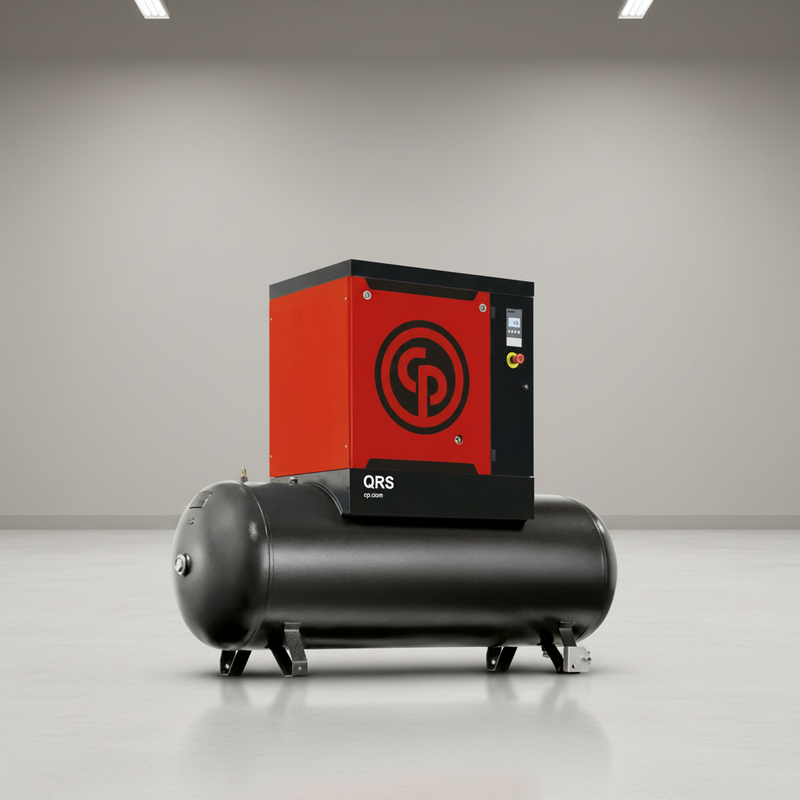 Chicago Pneumatic Air Compressor QRS10HP-125 10 HP Rotary Screw 125 PSI