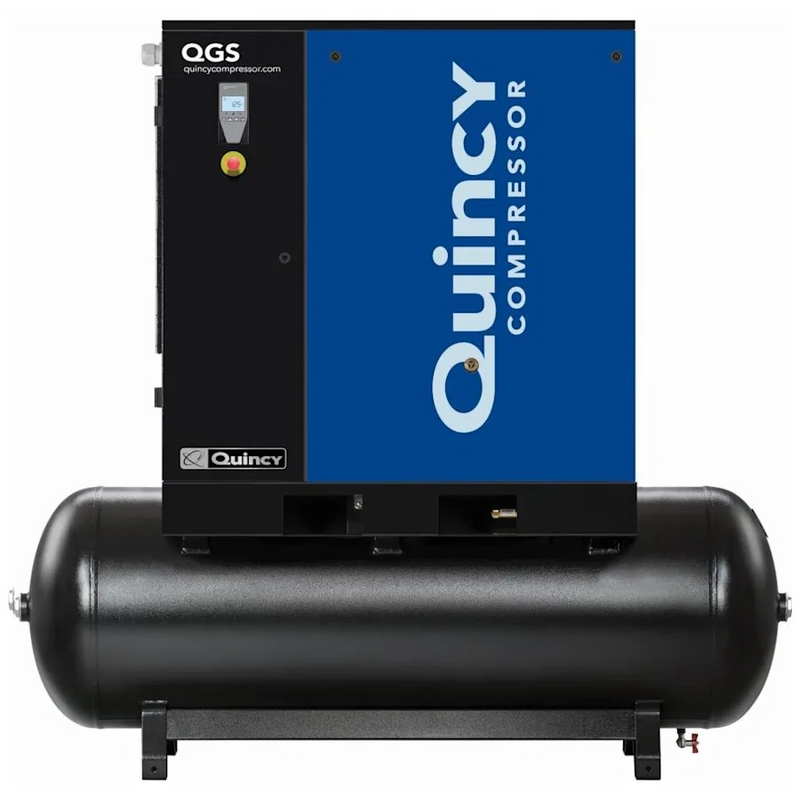 Quincy Air Compressor 4152026525 QGS 20 HP 132 Gallon Rotary Screw 208-230/460V 3 Phase