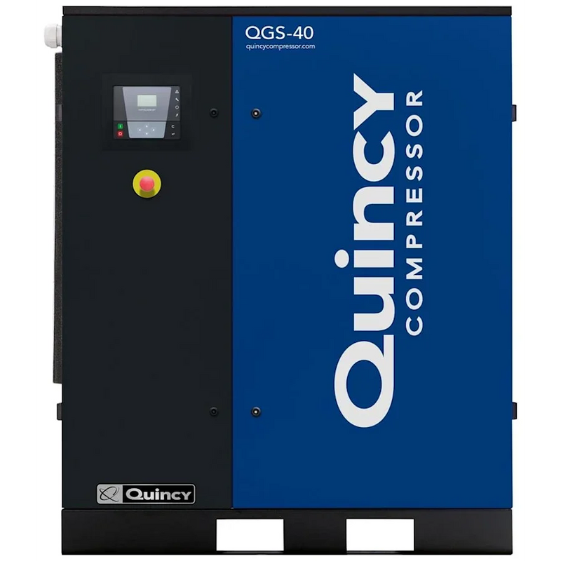 Quincy Air Compressor 40 HP Tankless Rotary Screw 3 Phase