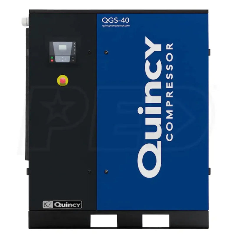 Quincy Air Compressor 40 HP Tankless Rotary Screw with Dryer 230/460V 3 Phase