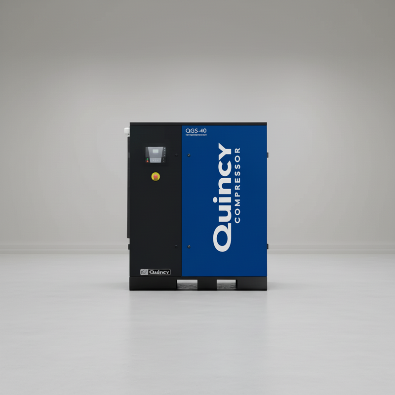 Quincy Air Compressor 40 HP Tankless Rotary Screw with Dryer 230/460V 3 Phase