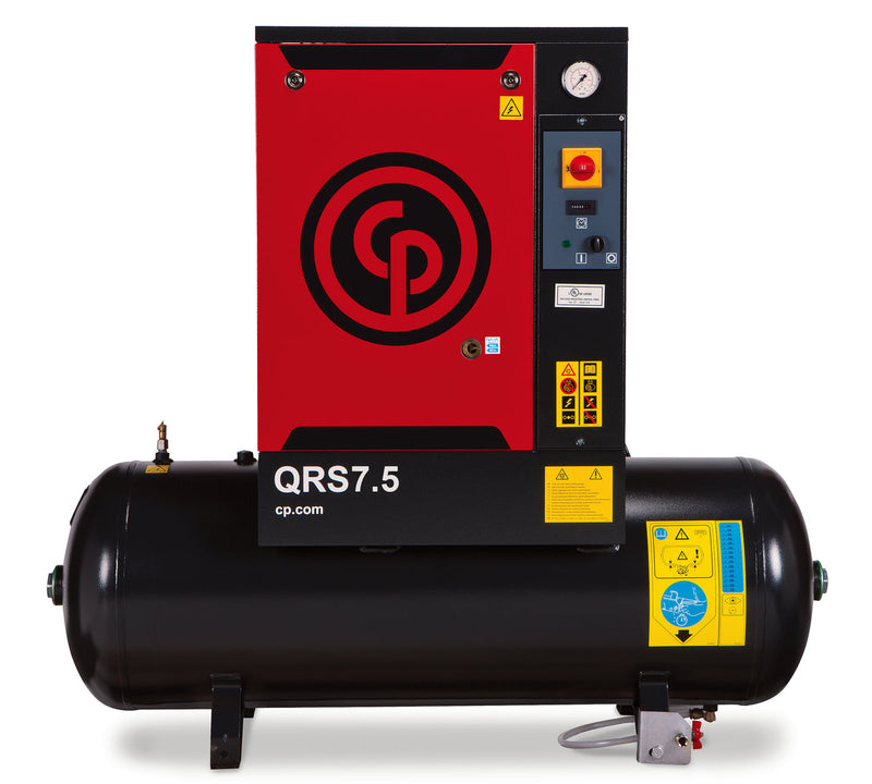 Chicago Pneumatic Air Compressor QRS7.5HP-3 7.5 HP Rotary Screw 208-230/460V 3 Phase