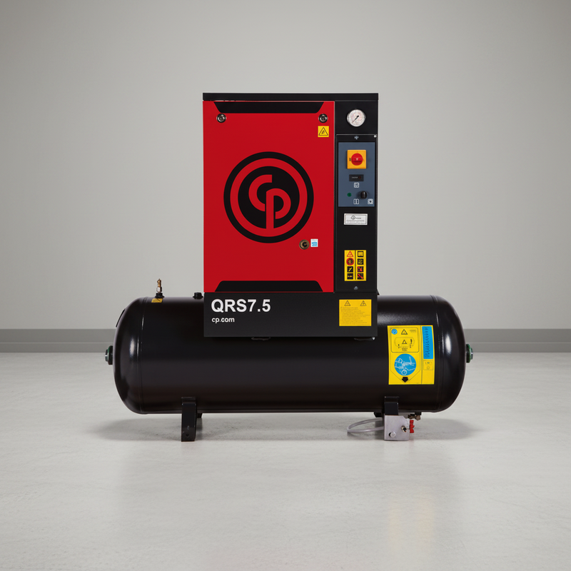 Chicago Pneumatic Air Compressor QRS7.5HP-3 7.5 HP Rotary Screw 208-230/460V 3 Phase