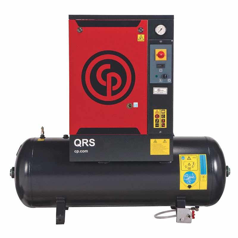 Chicago Pneumatic Air Compressor QRS7.5HP-1 TM 7.5 HP Rotary Screw 60 Gallon 1 Phase