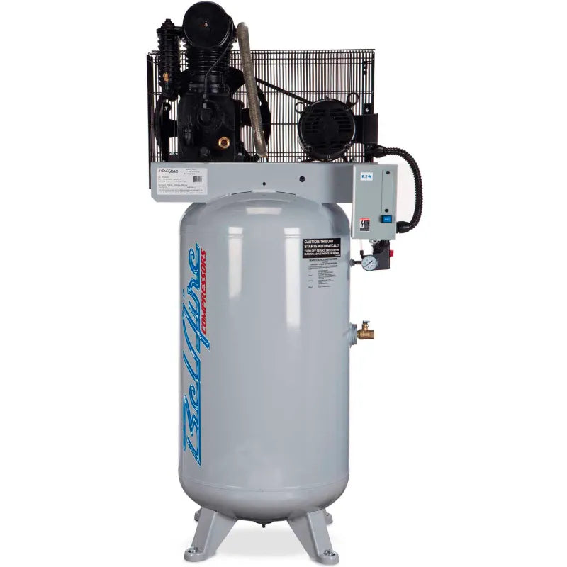 BelAire Air Compressor 438V Iron Series 5 HP 80 Gallon Two Stage 230V Three Phase