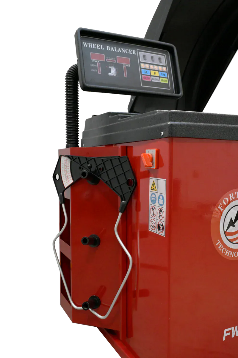 Fortisky FWB-5733 Fully Automatic Truck/Car Wheel Balancer w/Lifting Cart