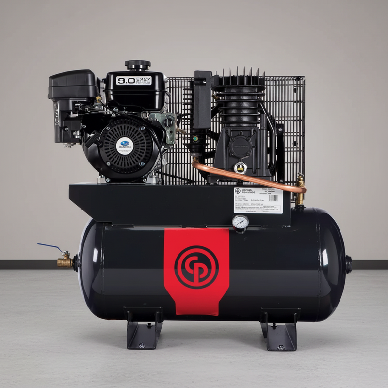 Chicago Pneumatic Air Compressor RCP-C1330G 13 HP Gas Two Stage 30 Gallon