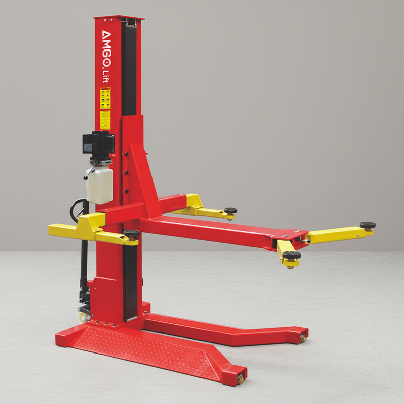 AMGO SML-7 7,000 lbs Single Post Lift