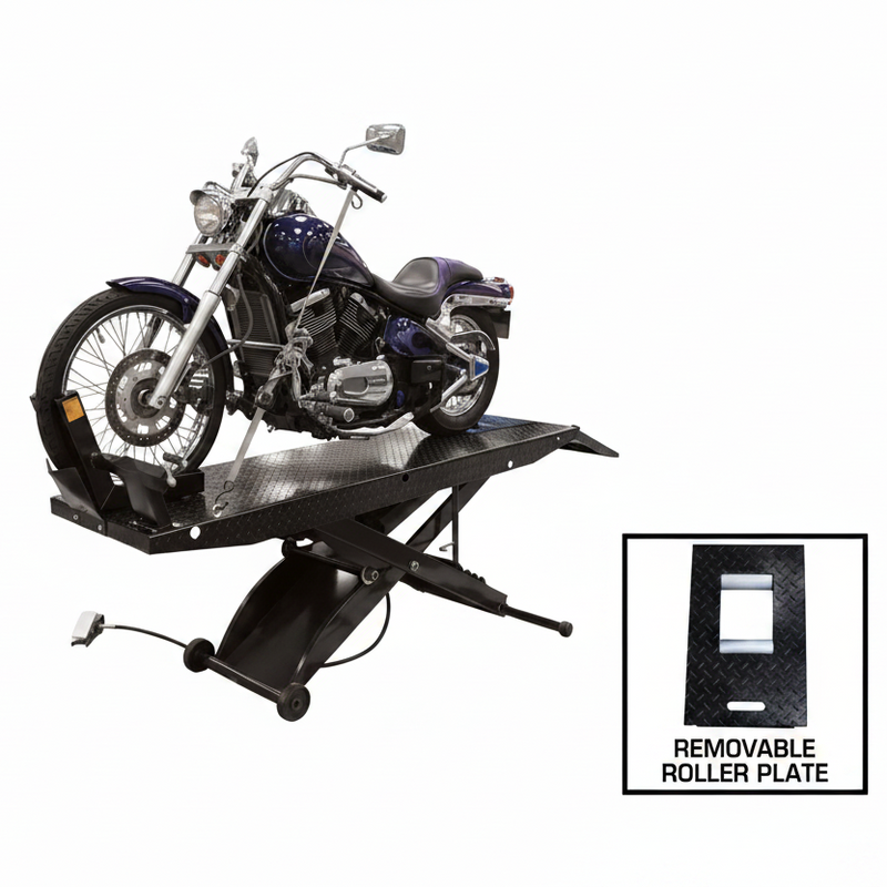 Atlas ACL Motorcycle Lift w/ Roller Plate