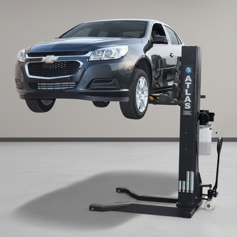 Atlas PSP-6000 6,000 lb Portable Single Post Lift