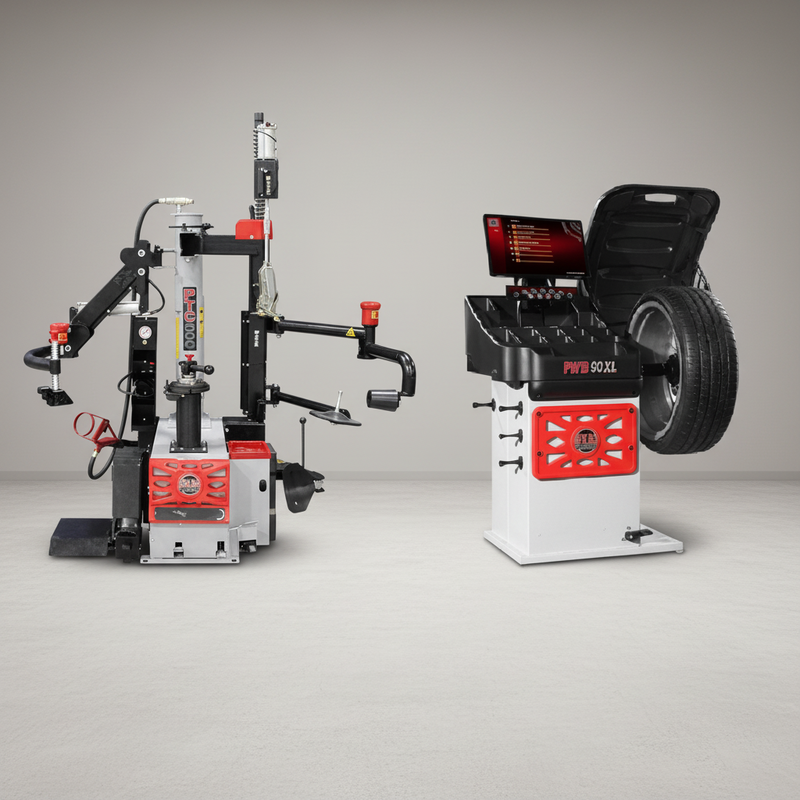 Atlas Platinum PTC500 Tire Changer + PWB90XL Wheel Balancer Combo Package