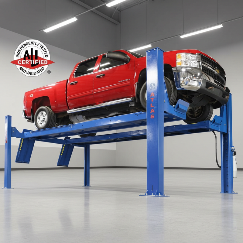Atlas Platinum PVL14OF-EXT ALI Certified Open Front Alignment 4 Post Lift