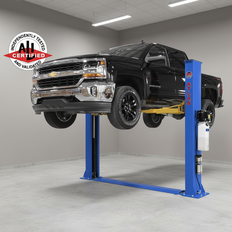 Atlas Platinum PVL9BP ALI Certified 9,000 lb Baseplate 2 Post Lift