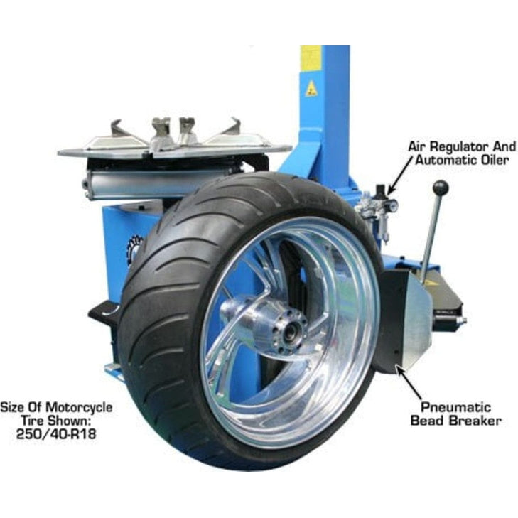 Atlas TC221 Tire Changer + WB11 Motorcycle Wheel Balancer Combo Package
