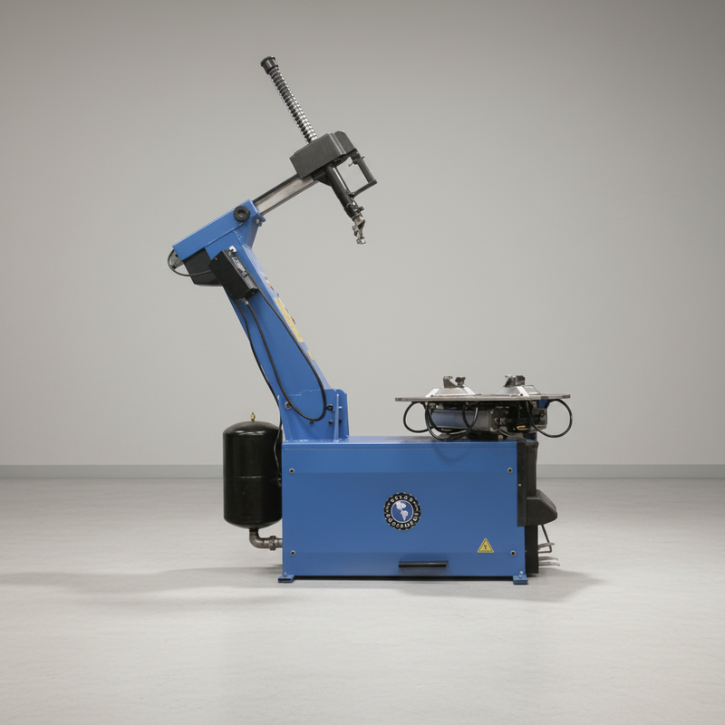 Atlas TC755 Tilt-Back Rim-Clamp Tire Changer w/ Beadblaster