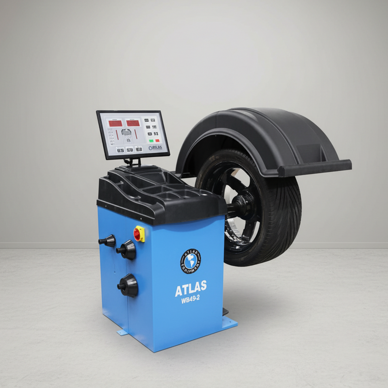 Atlas WB49-2 Premium 2D Computer Wheel Balancer