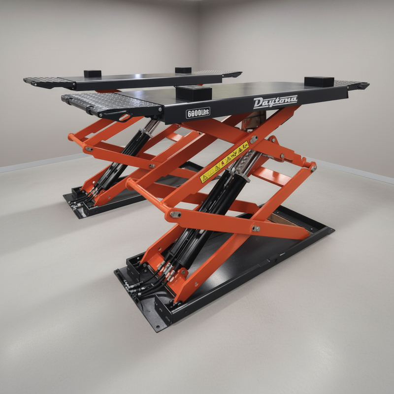 Daytona LHS7 6,600lb Full Rise Scissor Lift (Above Ground)