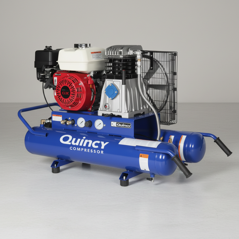 Quincy G15H8WQ Air Compressor 5.5 HP 8 Gallon Portable Honda Engine