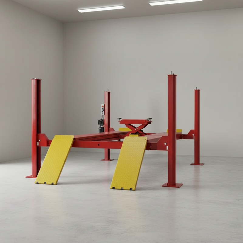 Katool KT-4H150 15,000lbs 4 Post Alignment Lift (RJ-60 Rolling Jack included)
