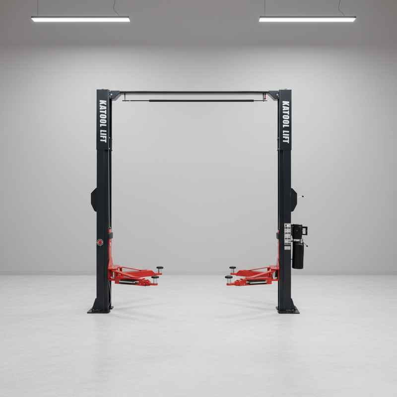 Katool KT-AS110D 11,000lbs Asymmetrical 2 Post Lift