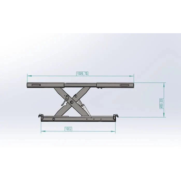 Katool KT-RJ50 Rolling Jack 5000 lbs Lifting Capacity *Fits KT-4H110, KT-4H950, and KT-4H850*