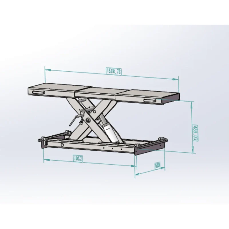 Katool KT-RJ50 Rolling Jack 5000 lbs Lifting Capacity *Fits KT-4H110, KT-4H950, and KT-4H850*