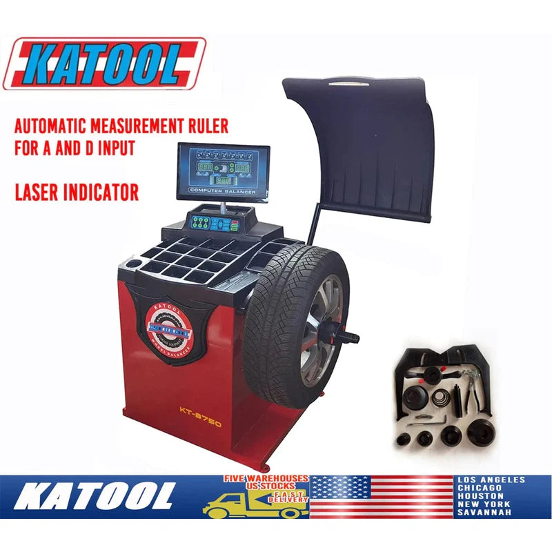 Katool KT-T800 & KT-B750 Tire Changer & Wheel Balancer Combo
