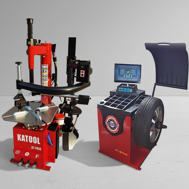 Katool Tire Changer KT-T835 & Wheel Balancer KT-B750 Combo
