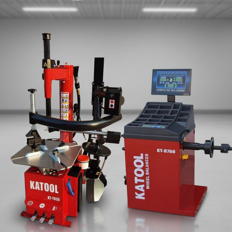 Katool Tire Changer KT-T835 & Wheel Balancer KT-B760 Combo