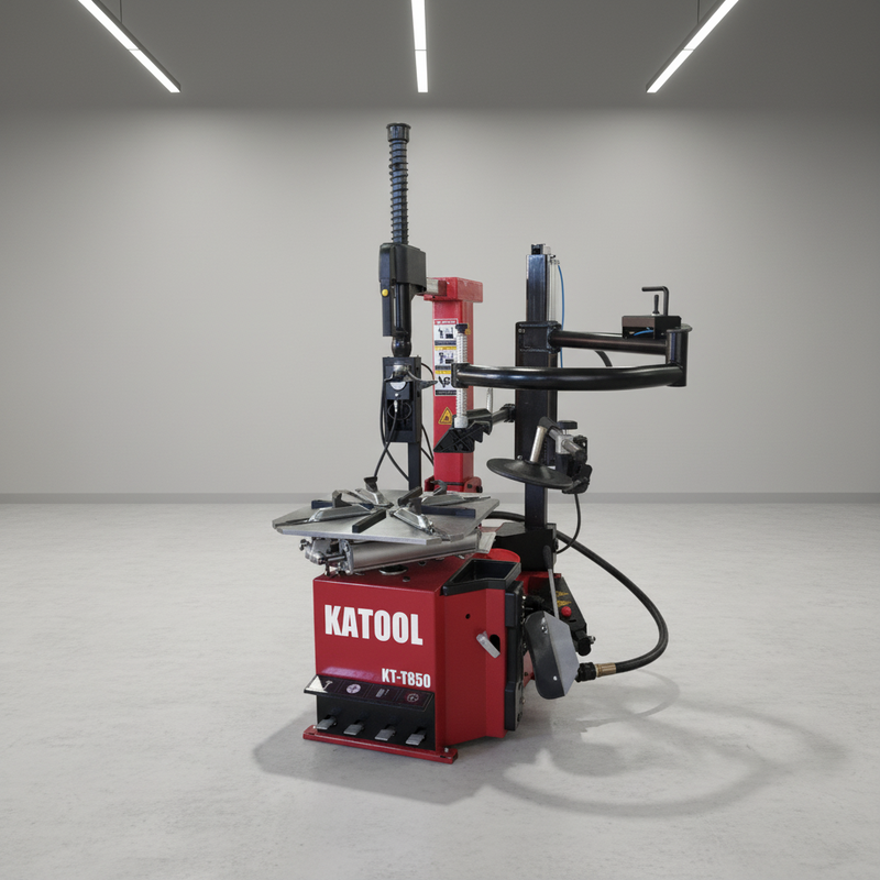 Katool KT-T850 Tilt-Arm Wheel Clamp Tire Changer Machine