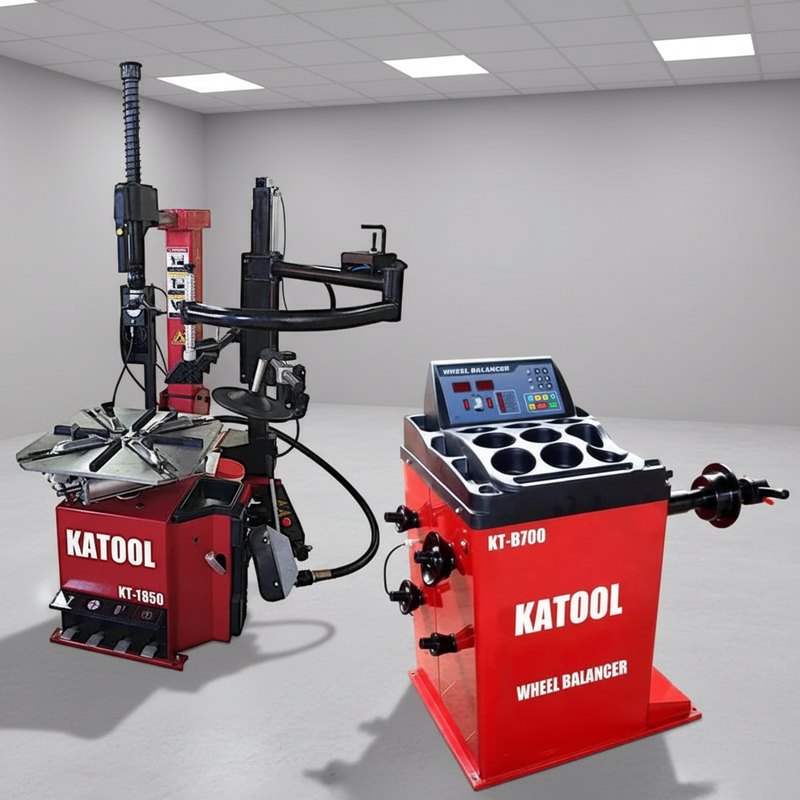 Katool Tire Changer KT-T850 & Wheel Balancer KT-B700 Combo