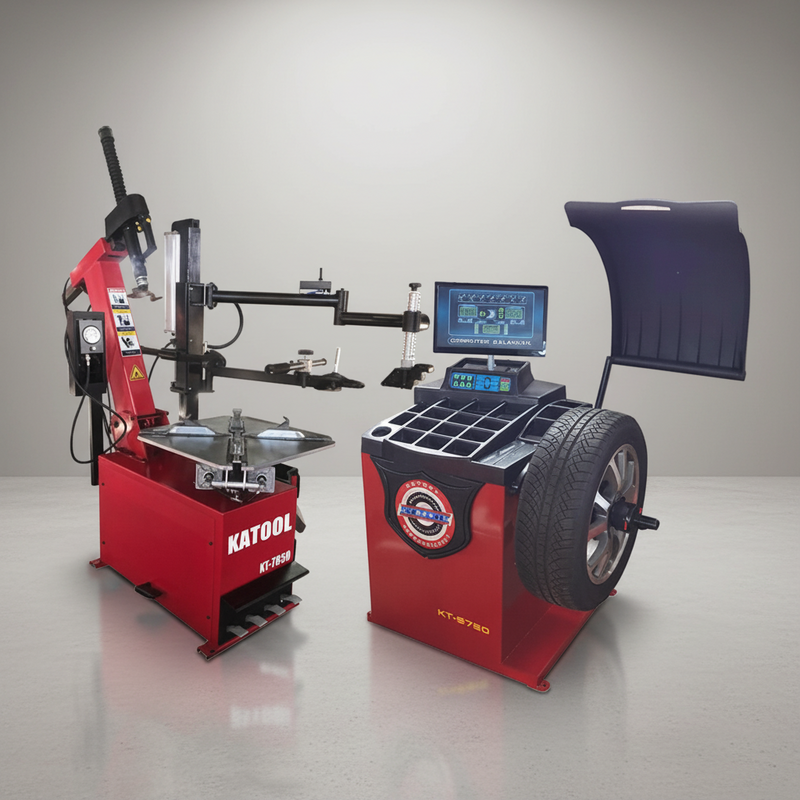 Katool Tire Changer KT-T850 & Wheel Balancer KT-B750 Combo