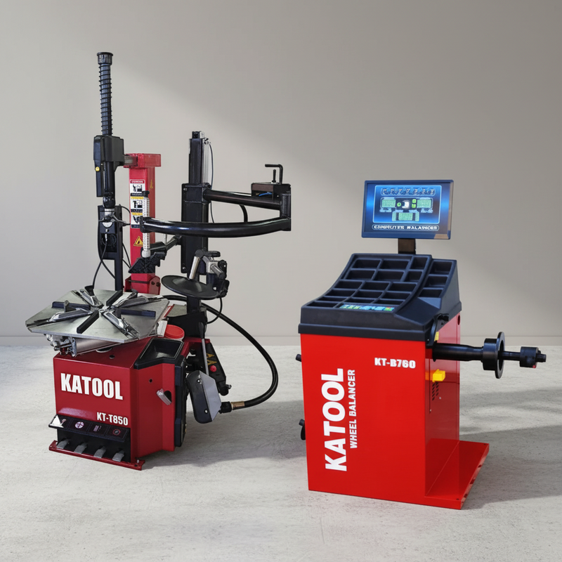 Katool Tire Changer KT-T850 & Wheel Balancer KT-B760 Combo