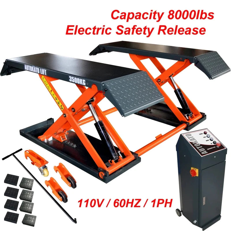 Katool KT-X80 8000lbs Mid Rise Scissor Lift