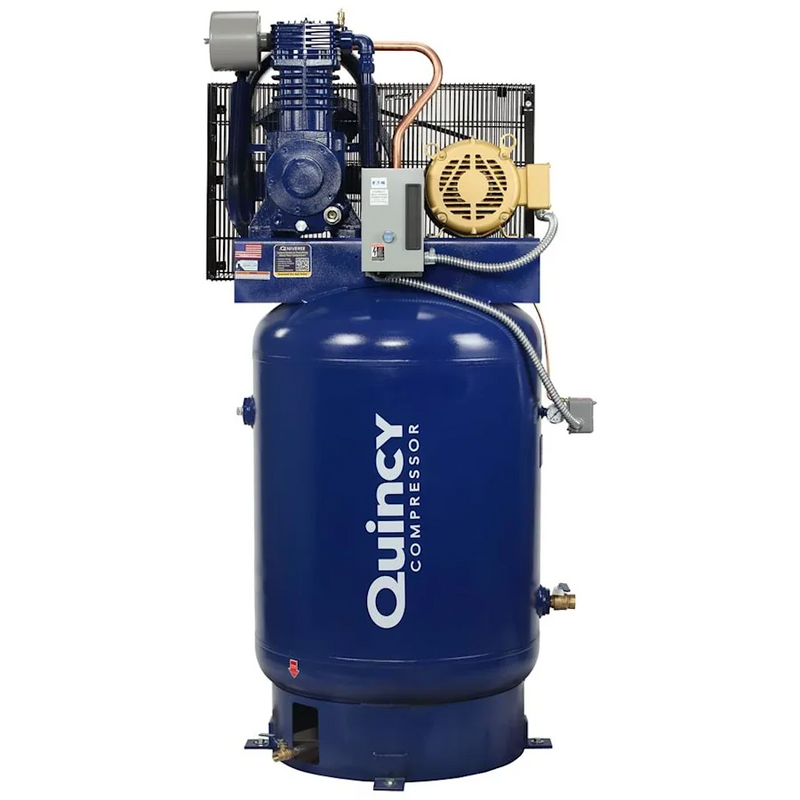 Quincy Air Compressor 4103DS12VCB23 QT 120 Gallon Two Stage